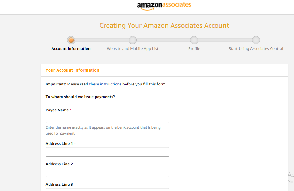 how to set up an affiliate program with amazon